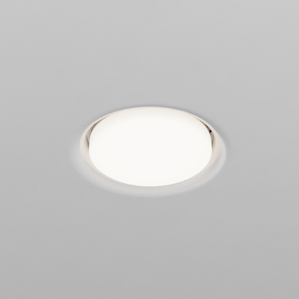 Изображение товара Maytoni Technical DL019-GX53-W Встраиваемый светильник Intro для натяжного(ПВХ) потолка GX53 1x15Вт