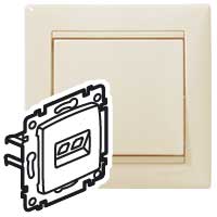 Изображение товара Legrand Valena Крем Розетка комп(RJ45) 1-ая 5кат.крепление винт.с лапками.