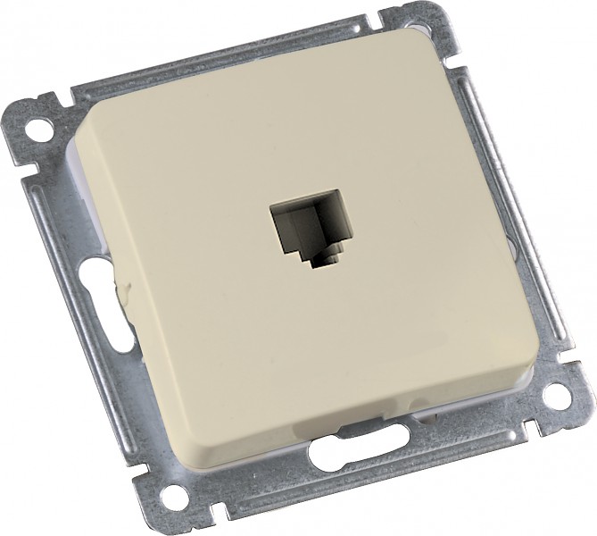 Изображение товара Hegel Мастер внутр Слоновая кость РСК-400-01 Розетка компьютерная, механизм