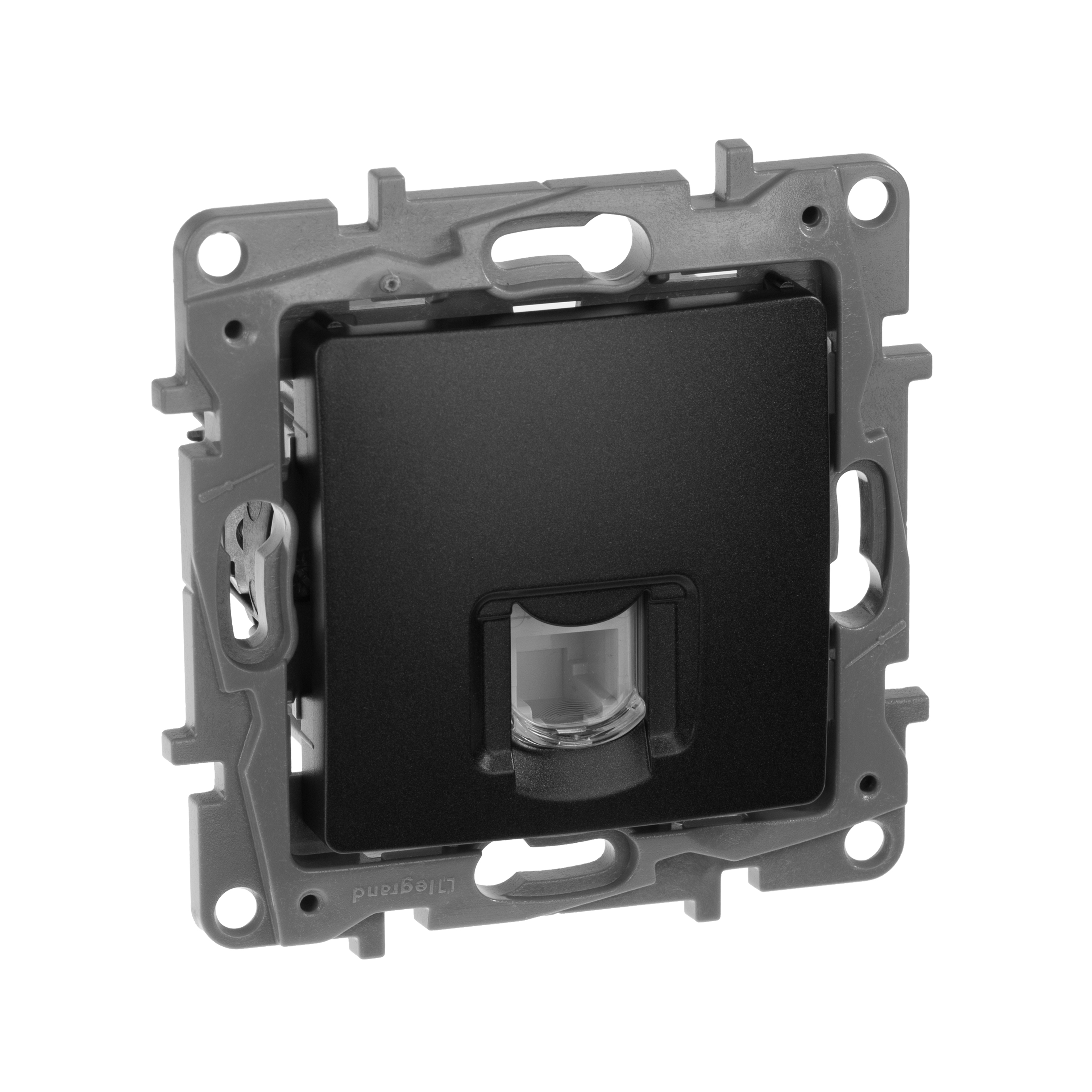 Изображение товара Legrand Etika Антрацит Розетка тел. (RJ11).