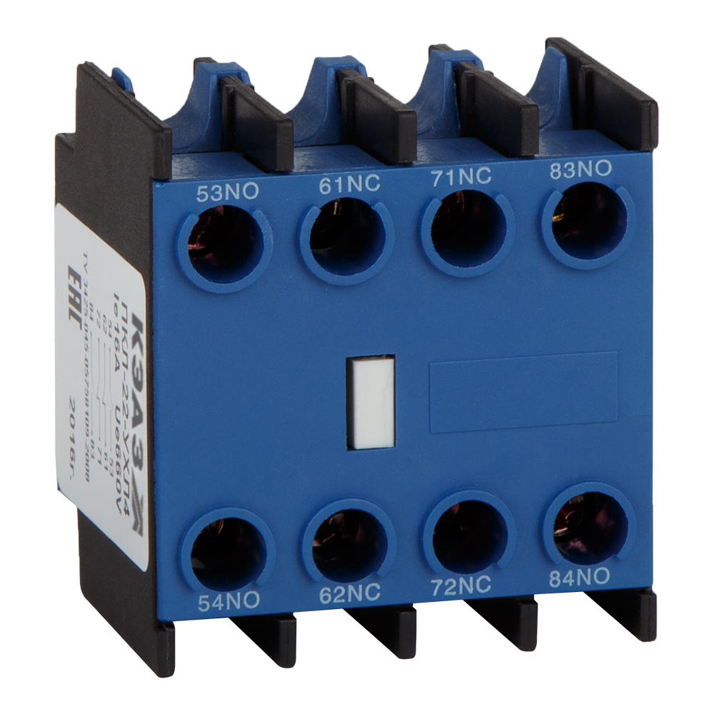 Изображение товара Приставка контактная КЭАЗ ПКЛ-22-УХЛ4 16 А