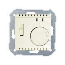 Изображение товара Simon 75 Мех Белый Регулятор для тёплого пола с датчиком температуры