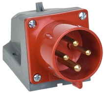 Изображение товара IEK Вилка 524 стац.3Р+РЕ 32А 380В IP44