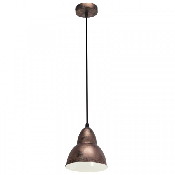 Изображение товара Eglo 49235 Подвес TRURO, 1х60W (E27), ?155, H1100, сталь, медный состаренный