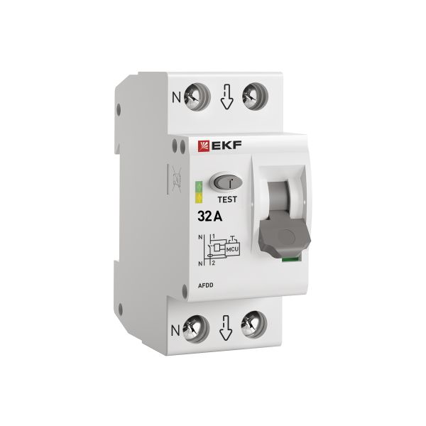 Изображение товара EKF PROxima 1P+N УЗДП защитное устройство дугового пробоя 32А 230В