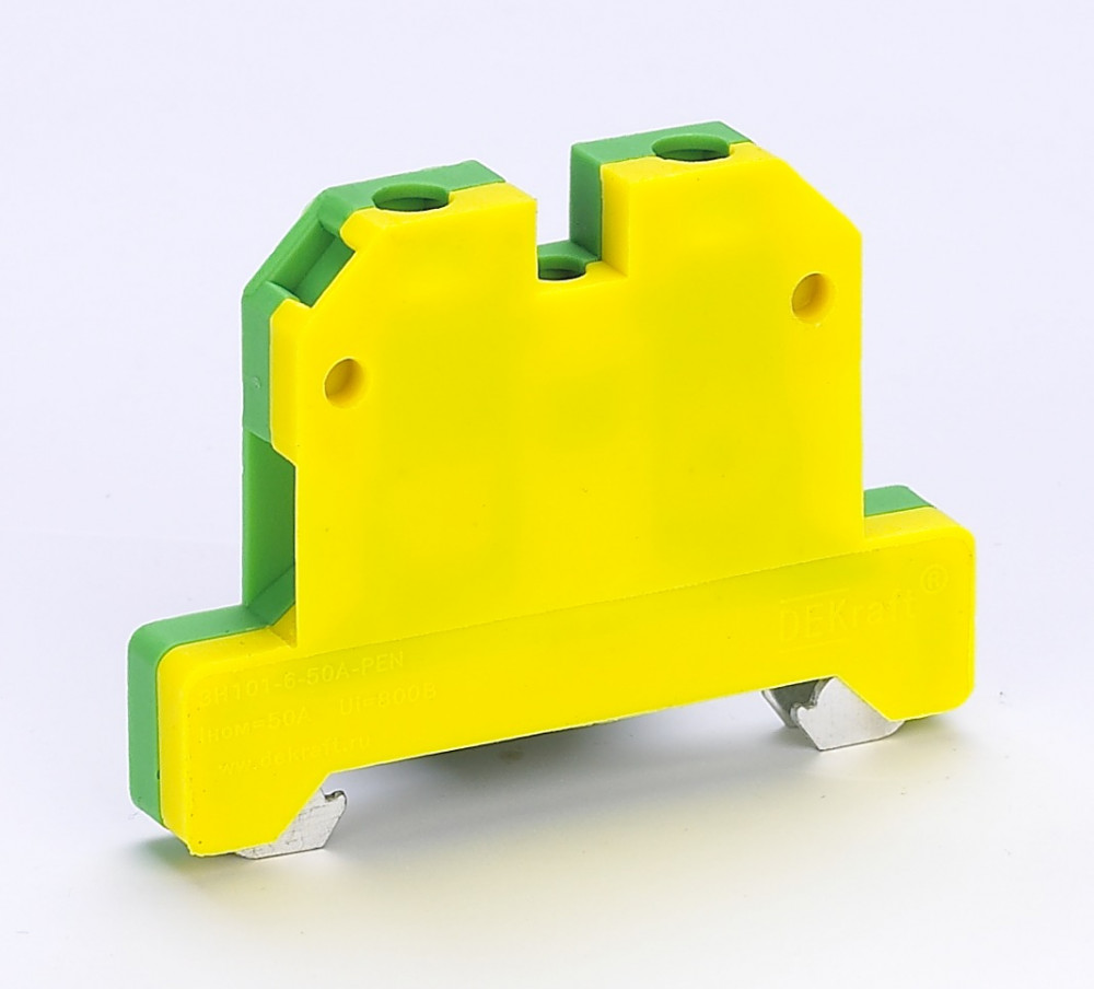 Изображение товара Dekraft Зажим наборный заземляющий 50A 6мм2 ЗН-101