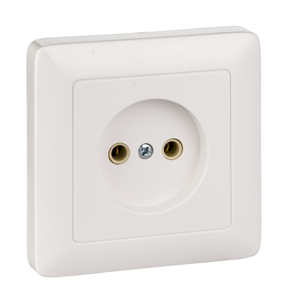 Изображение товара Systeme Electric ХИТ внутр Бел Розетка б/з без шторок, 16А, 250В