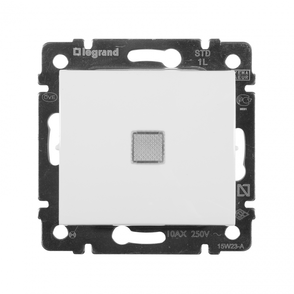 Изображение товара Legrand Valena Бел Выключатель 1-клавишный с подсветкой