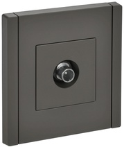 Изображение товара IEK FORTE&PIANO Серый Розетка TV проходная FP329