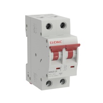 Изображение товара DKC Автоматический выключатель модульный YON max типа MD63S, 4,5кА, 2 полюса, хар-ка C, 25А