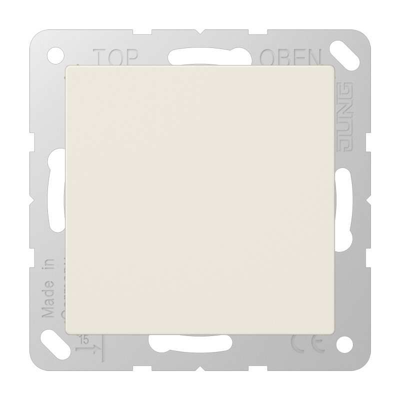 Изображение товара JUNG AS 500 Бежевая Заглушка с суппортом