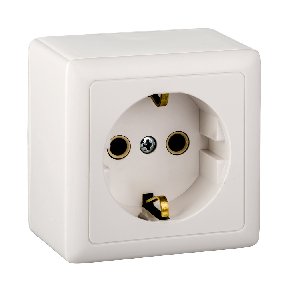 Изображение товара Systeme Electric ХИТ наруж Бел Розетка с/з без шторок, с изолирующей пластиной, 16А, 250В Изображение товара Systeme Electric ХИТ наруж Бел Розетка с/з без шторок, с изолирующей пластиной, 16А, 250В