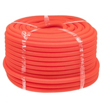 Изображение товара EKF PROxima Труба гофр. ПНД Plast с зондом d20мм (100м.) оранжевая.