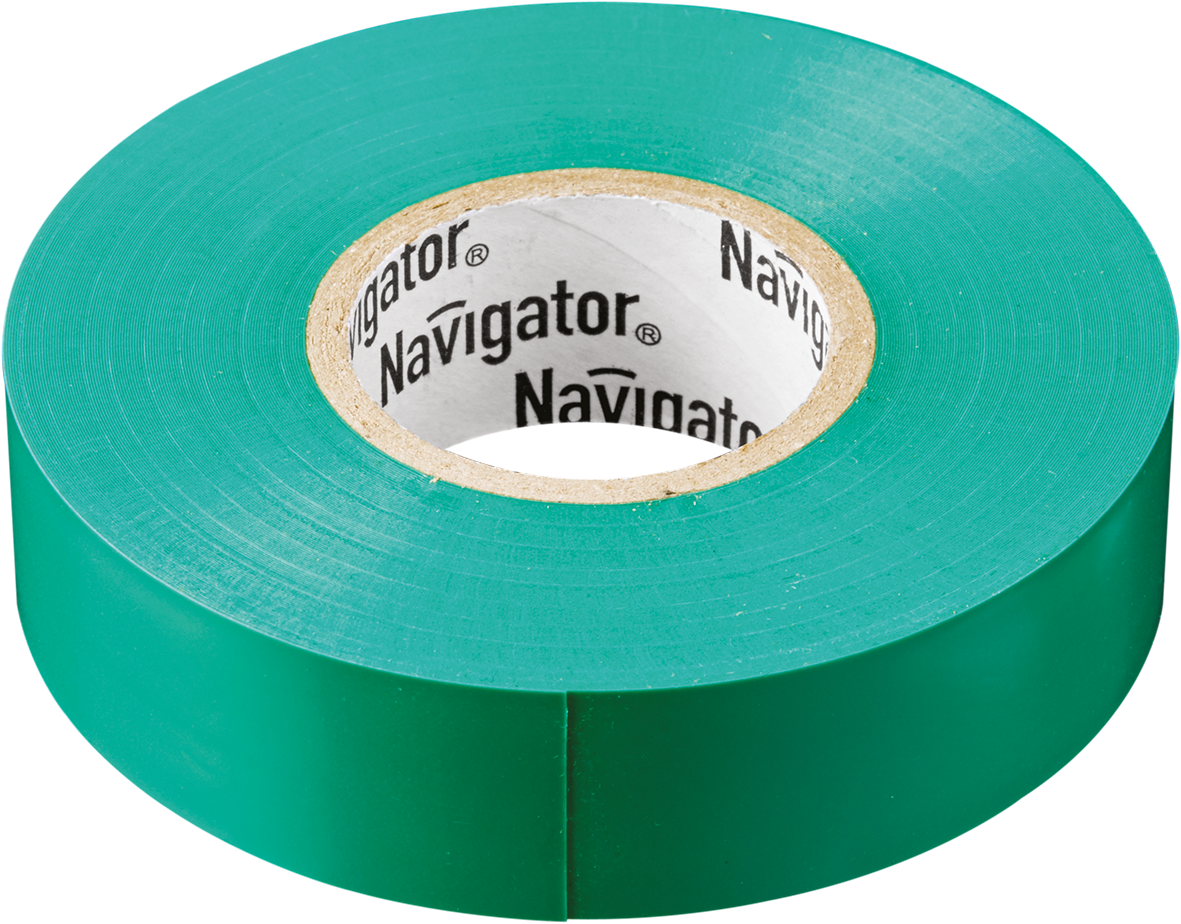 Изображение товара Navigator Изолента 71 106 NIT-B15-20/G зелёная - 20 м, 15 мм