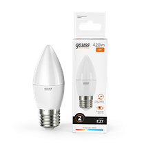 Изображение товара Gauss Лампа Elementary Свеча 6W 420lm 3000K Е27 LED