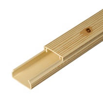 Изображение товара Промрукав Кабель-канал сосна 2-й замок 20х10 (180м/уп)