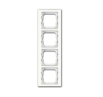 Изображение товара ABB BJE Axcent Белое стекло Рамка 4-ая