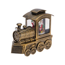 Изображение товара Декоративный фонарь Паровоз с эффектом снегопада и подсветкой