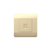 Изображение товара Chint (NEW3-E) Розетка компьютерная 1хRJ45, шампань