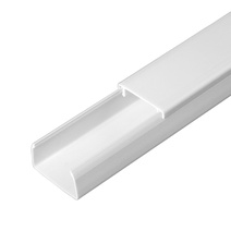 Изображение товара Промрукав Кабель-канал белый 2-й замок в п/э 25х16 (80м/уп)