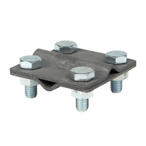 Изображение товара EKF PROxima Зажим крестовидный прут-прут (пластина 57x57мм) HZ.