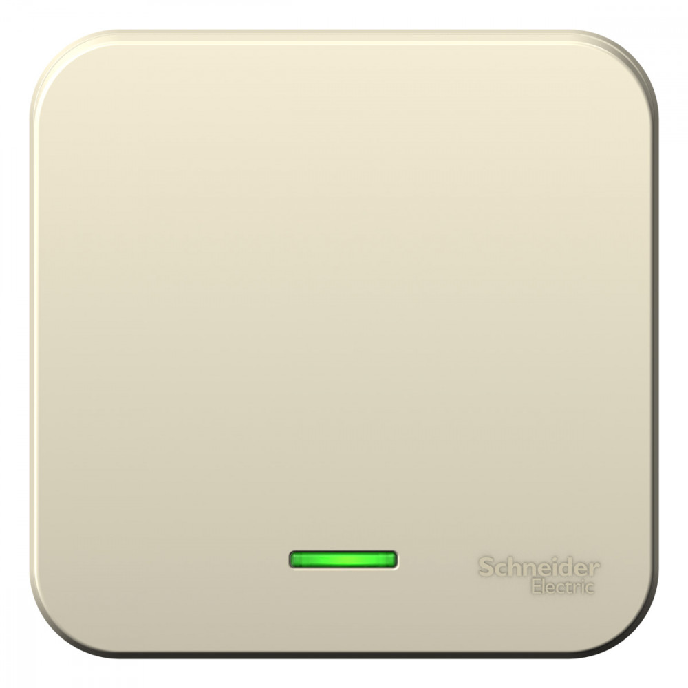 Изображение товара Выключатель Blanca System Electric 1-клавишный с подсветкой 10А 250В