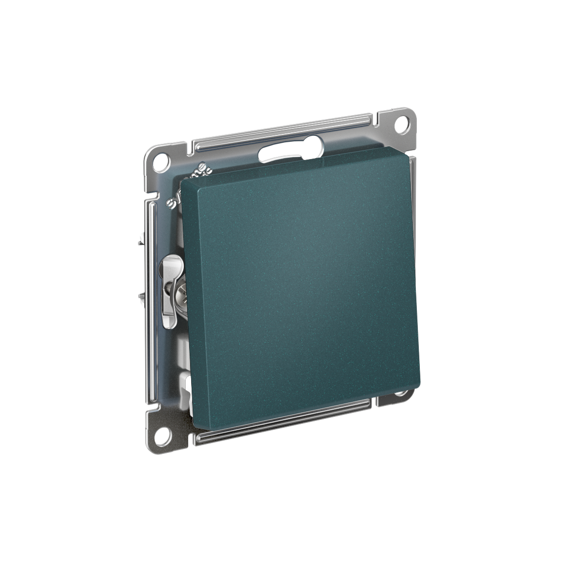 Изображение товара Выключатель Systeme Electric AtlasDesign Изумруд 1-клавишный 2-полюсный, 10 А
