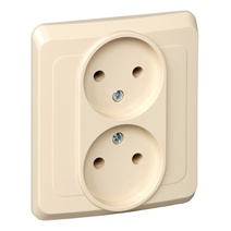 Изображение товара Systeme Electric Этюд Крем Розетка 2-ая б/з