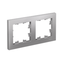 Изображение товара Systeme Electric AtlasDesign Алюминий Рамка 2-ая, универсальная