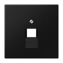 Изображение товара JUNG LS 990 Черный матовый Плата для одного модуля, фиксация винтом