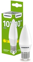 Изображение товара IEK GENERICA Лампа LED C35 свеча 10Вт 230В 3000К E27