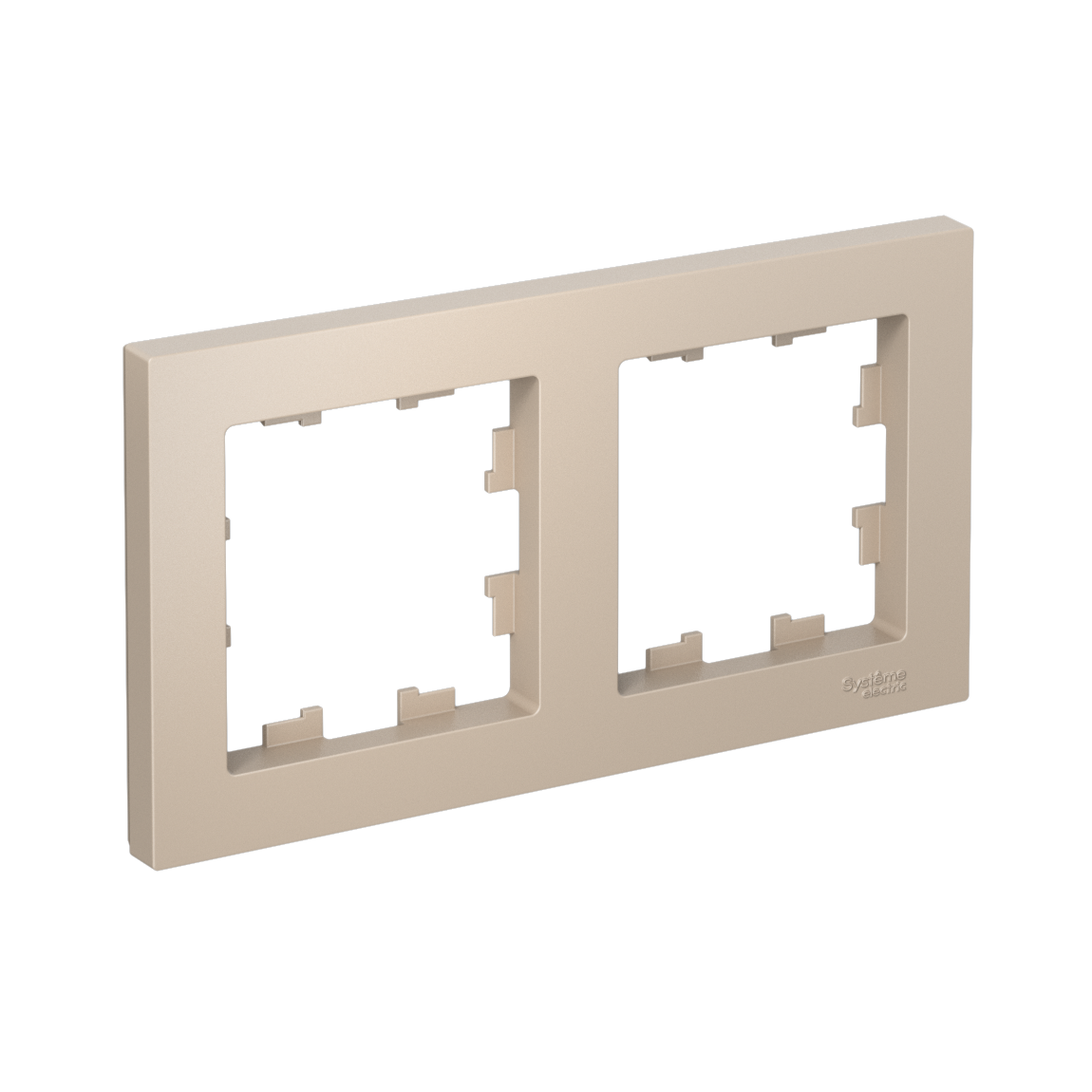 Изображение товара Рамка AtlasDesign песочная, 2-ая, универсальная