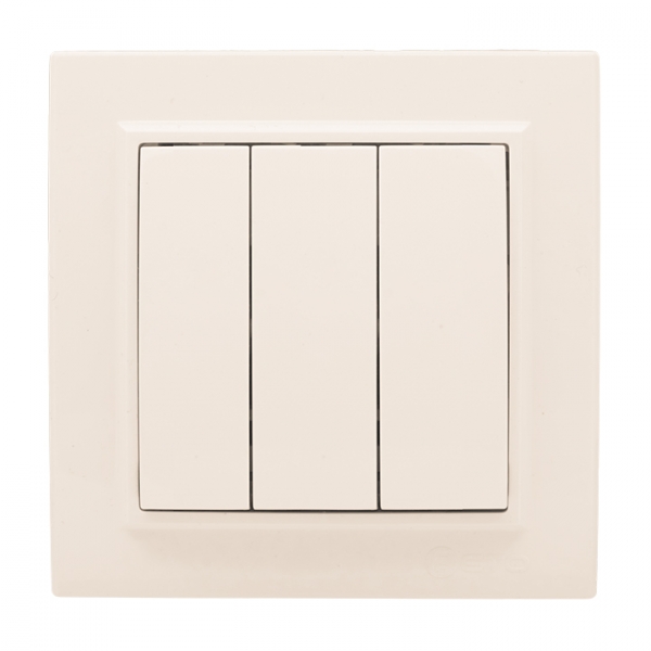 Изображение товара EKF Минск 3-кл выключатель 230В 10A бежевый