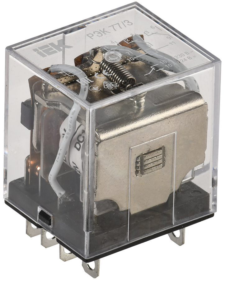 Изображение товара IEK ONI Реле РЭК77/3(LY3) 10А 12В DC