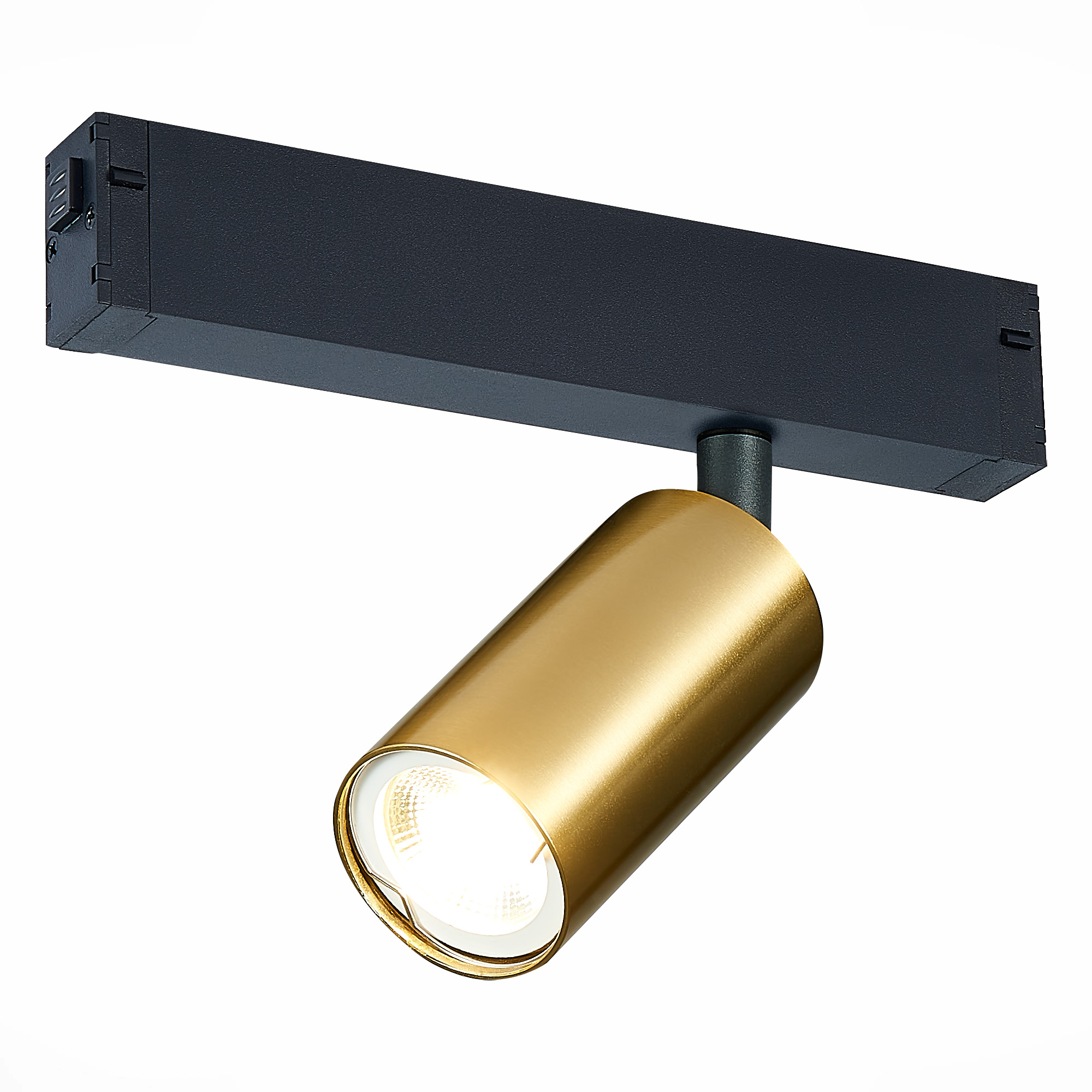 Изображение товара ST LUCE ST503.206.01 Светильник трековый Золотистый GU10 1*50W  IP20 L100xW54xH142 180-240V Без ламп