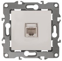 Изображение товара ЭРА Розетка Серия 12 12-3107-02 информационная RJ45 IP20 слоновая кость