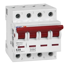 Изображение товара КЭАЗ OptiDin ВМ63PL Выключатель нагрузки 4P 63А 400В (BM63PL-463-УХЛ3).