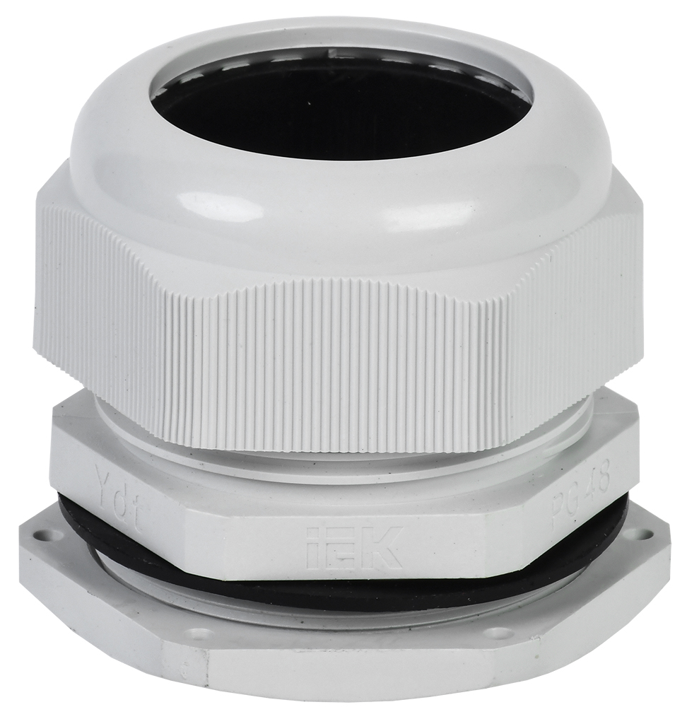 Изображение товара IEK Сальник PG 48 корпус уплотнитель нейлон для ввода кабелей IP54 31 44 мм
