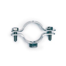 Изображение товара DKC Хомут стальной 1"1/2 (44-50 мм) с приварной гайкой М8, оцинкованный Изображение товара DKC Хомут стальной 1"1/2 (44-50 мм) с приварной гайкой М8, оцинкованный