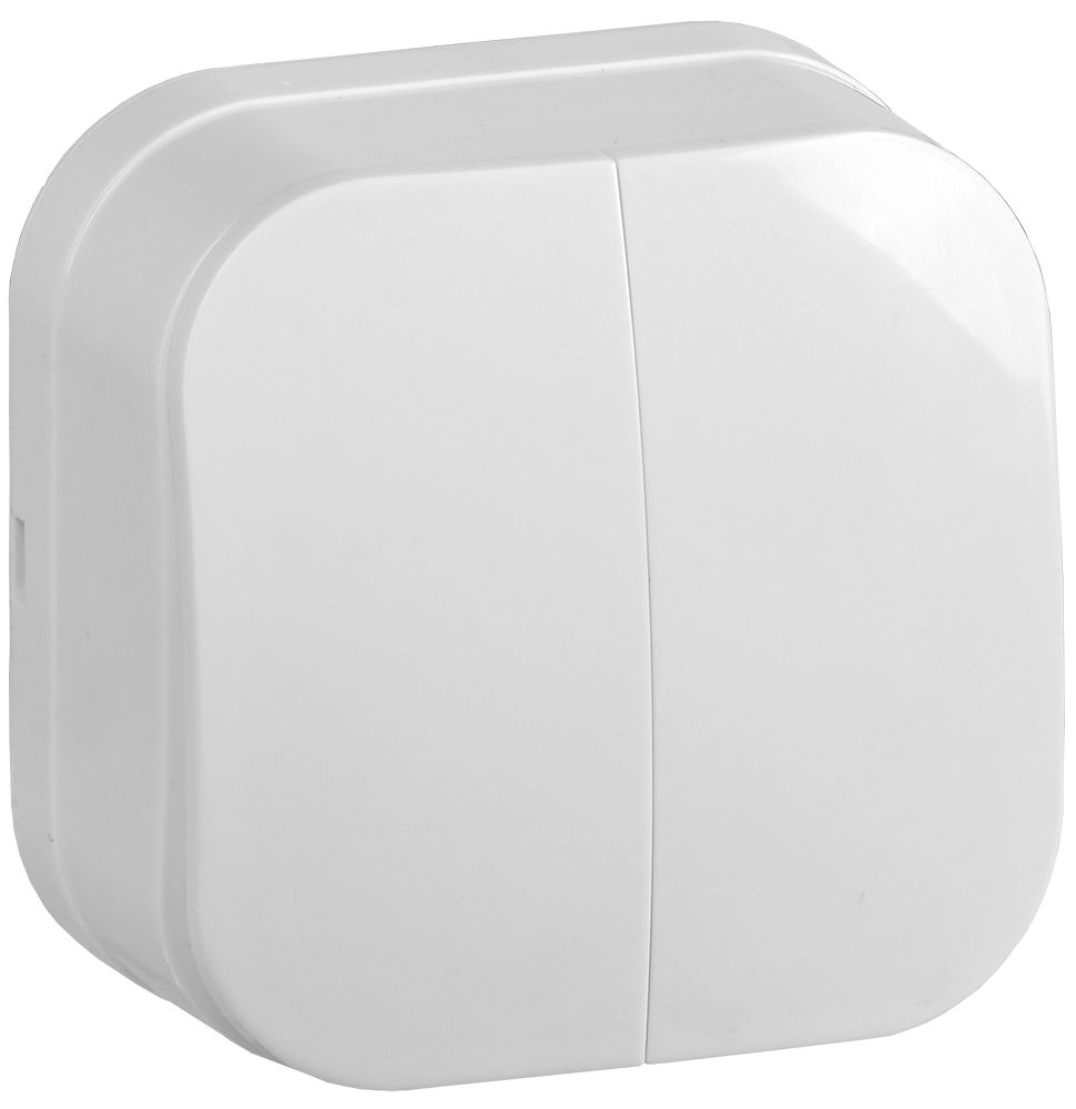 Изображение товара IEK GLORY ВС20-2-0-ХБ Выключ. 2-кл. о/у 10А GLORY белый