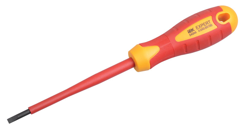 Изображение товара IEK Отвертка крестовая Expert Pz2х100мм 1000В