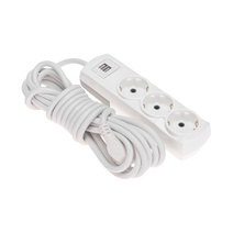 Изображение товара REXANT PREMIUM 3 гнезда 5м USB белый