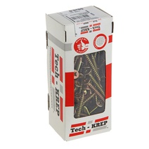 Изображение товара Tech-Krep Саморезы универсальные  60х6,0 мм (100 шт) желтые - коробка с ок.