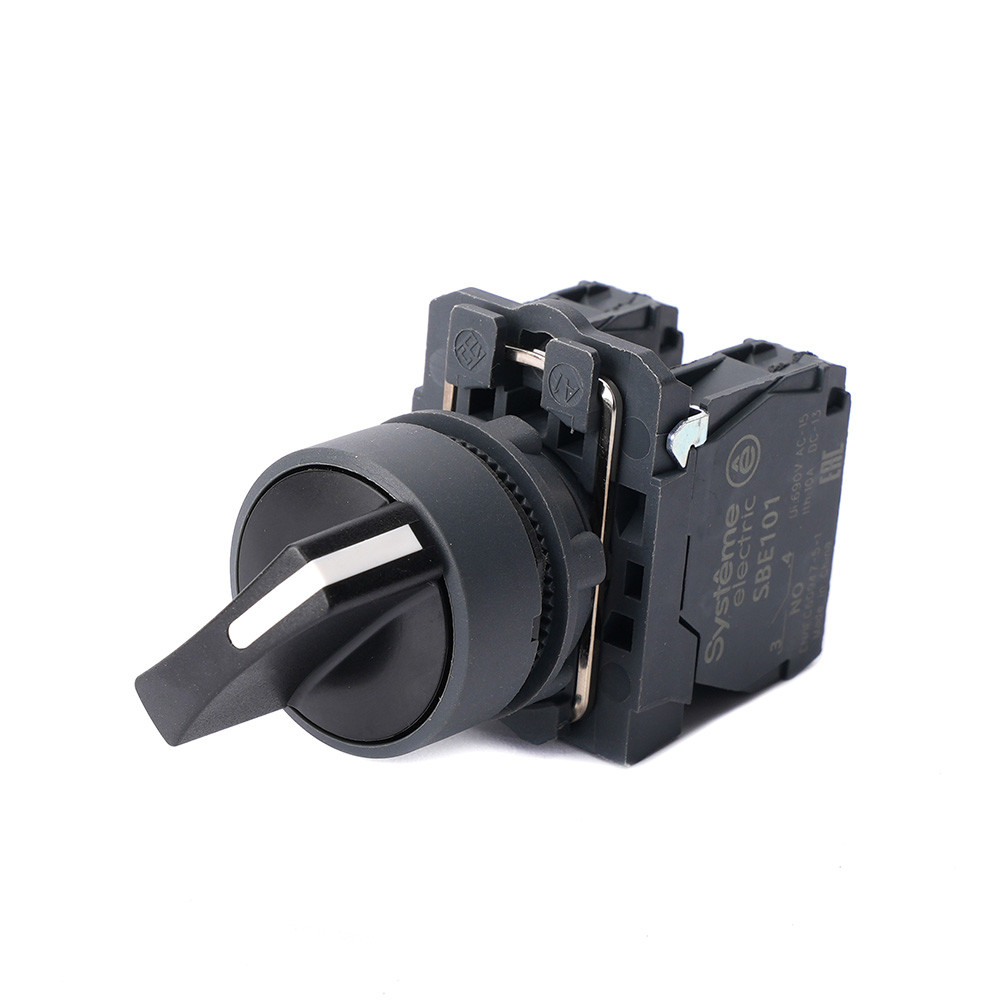 Изображение товара Переключатель SB5 Systeme Electric 3 позиции 2НО с фиксацией 22 мм