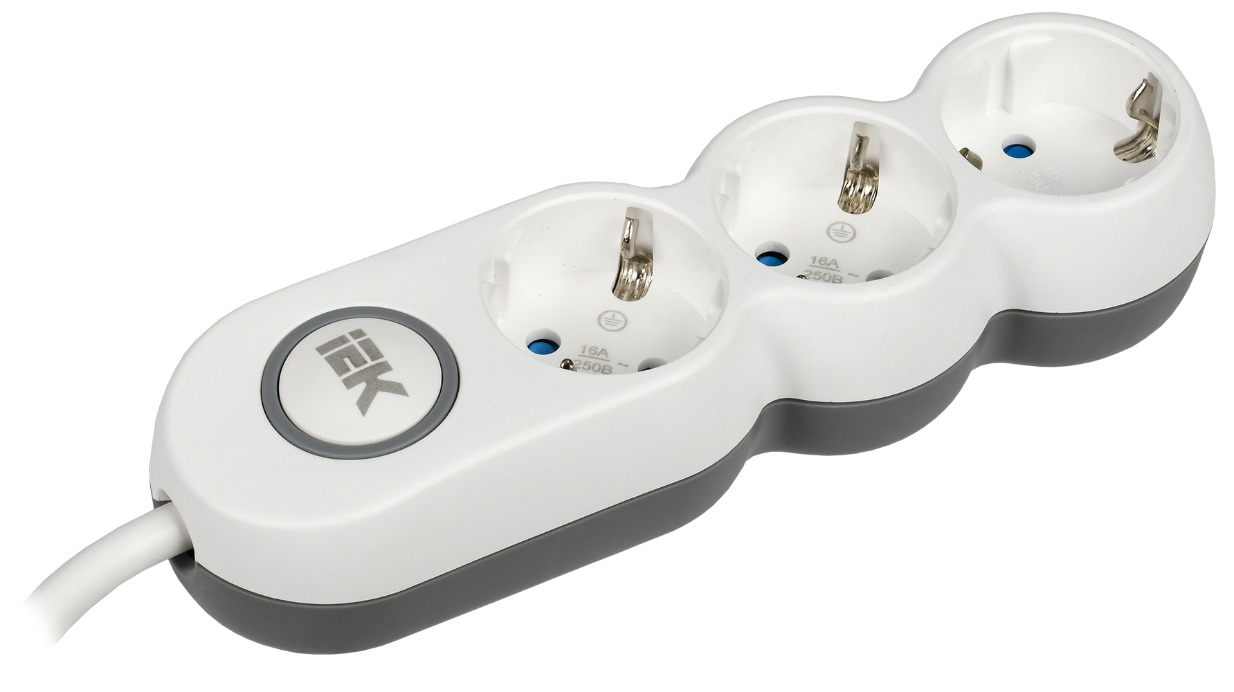 Изображение товара Удлинитель IEK UNO У03В 3 места 2P+PE/5м