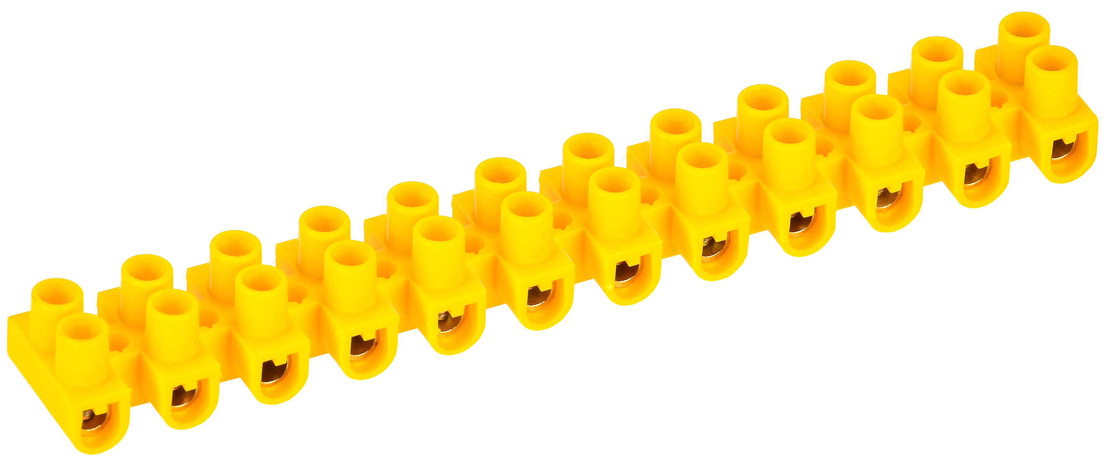 Изображение товара IEK Зажим винтовой ЗВИ-5 н/г 1,5-4,0мм2 (2 шт/блистер) желтые