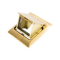 Изображение товара Ecoplast LUK/1.5BRЛюк в пол на 1.5 поста (45х45мм), латунь