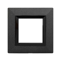 Изображение товара DKC Avanti Рамка из металла, графитовая, 1 пост (2 мод.) Изображение товара DKC Avanti Рамка из металла, графитовая, 1 пост (2 мод.)