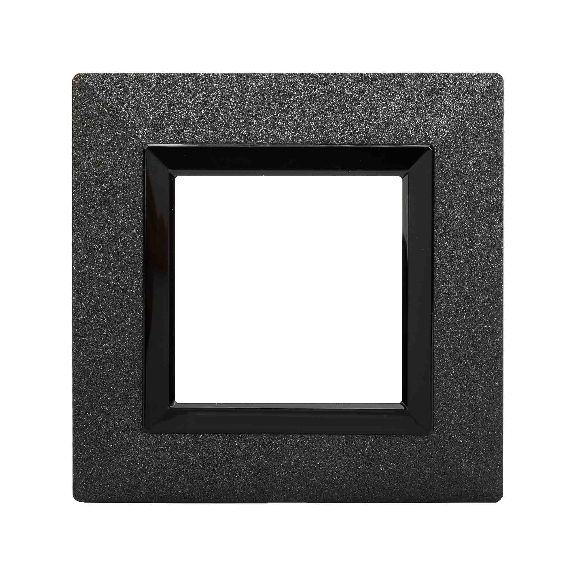 Изображение товара DKC Avanti Рамка из металла, графитовая, 1 пост (2 мод.)