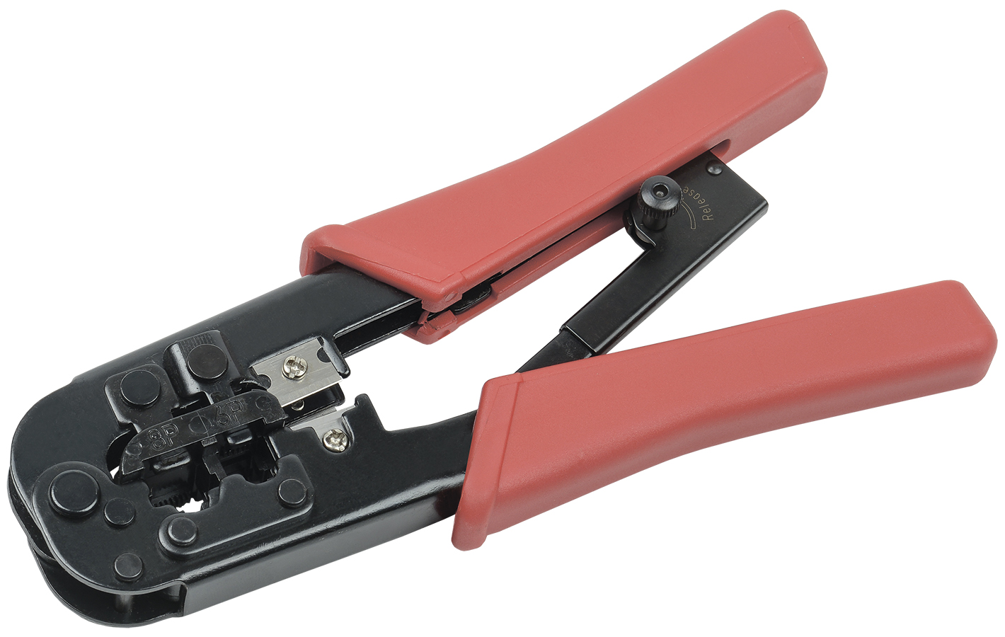 Изображение товара IEK ITK Инструмент обжим для RJ-45,12,11 с храп. мех. сине-оранж